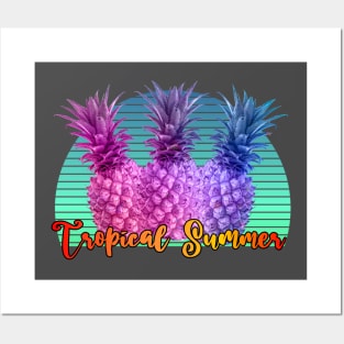 T-shirt Tropical Summer Posters and Art